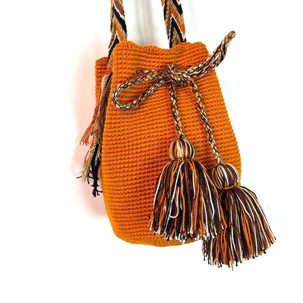 Wayuu Tribe Crocheted Handbag Crossbody - Picture 9 of 13